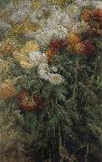 Gustave Caillebotte The chrysanthemum in the garden USA oil painting artist